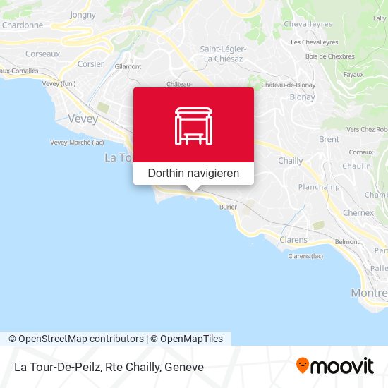 La Tour-De-Peilz, Rte Chailly Karte