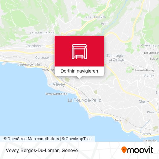 Vevey, Berges-Du-Léman Karte