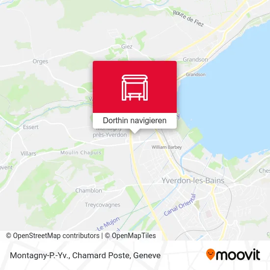 Montagny-P.-Yv., Chamard Poste Karte