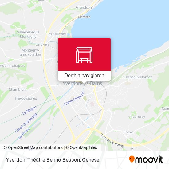 Yverdon, Théâtre Benno Besson Karte