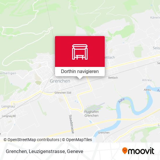 Grenchen, Leuzigenstrasse Karte