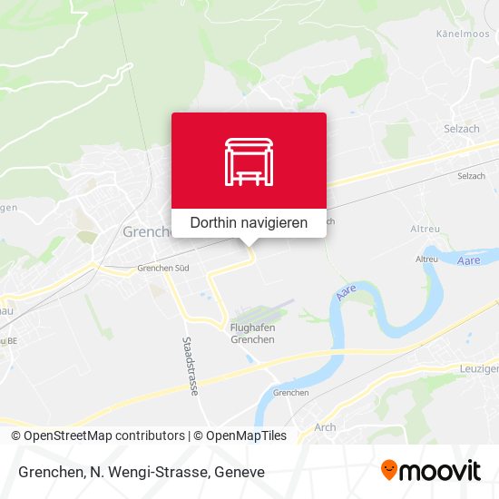 Grenchen, N. Wengi-Strasse Karte