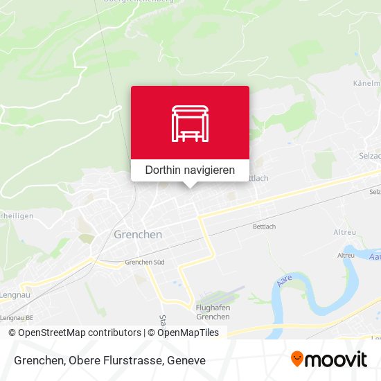 Grenchen, Obere Flurstrasse Karte