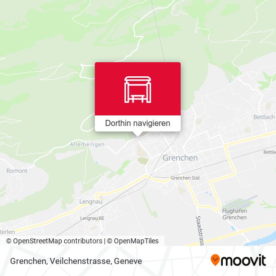 Grenchen, Veilchenstrasse Karte