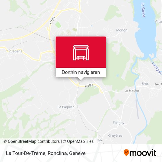 La Tour-De-Trême, Ronclina Karte