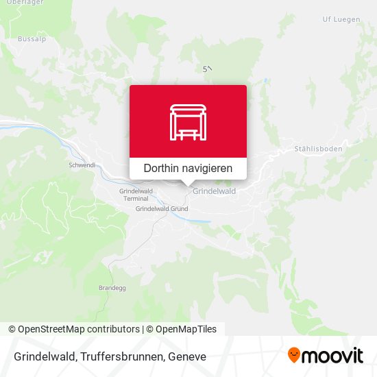 Grindelwald, Truffersbrunnen Karte