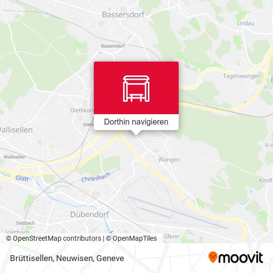 Brüttisellen, Neuwisen Karte