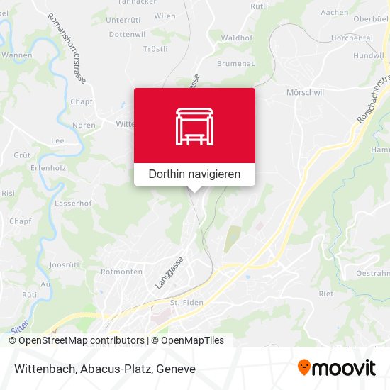 Wittenbach, Abacus-Platz Karte