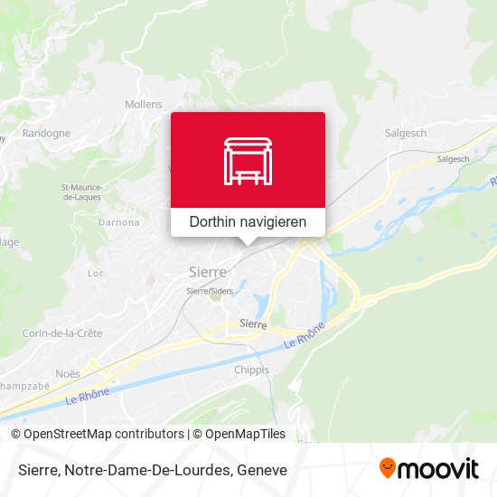 Sierre, Notre-Dame-De-Lourdes Karte