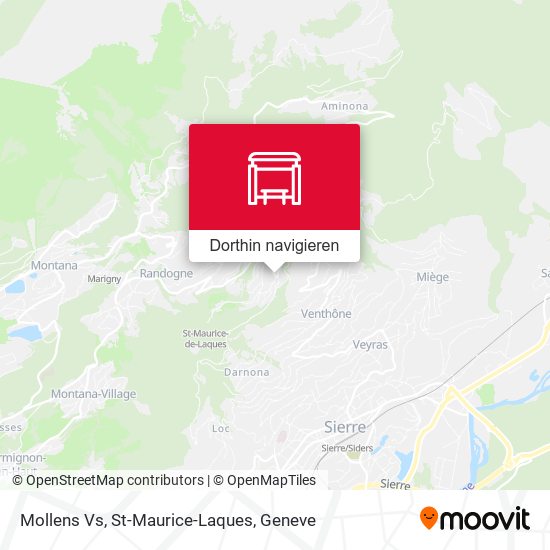 Mollens Vs, St-Maurice-Laques Karte