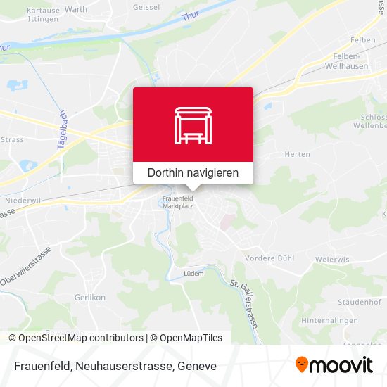Frauenfeld, Neuhauserstrasse Karte
