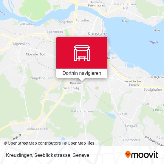 Kreuzlingen, Seeblickstrasse Karte