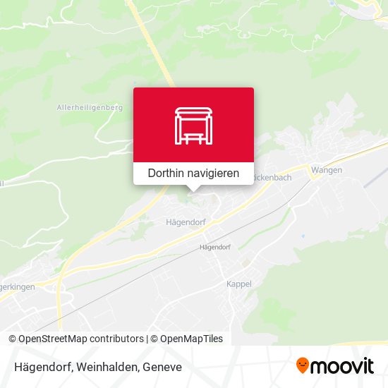 Hägendorf, Weinhalden Karte