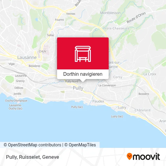 Pully, Ruisselet Karte