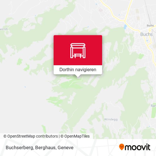 Buchserberg, Berghaus Karte