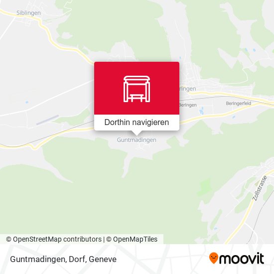 Guntmadingen, Dorf Karte