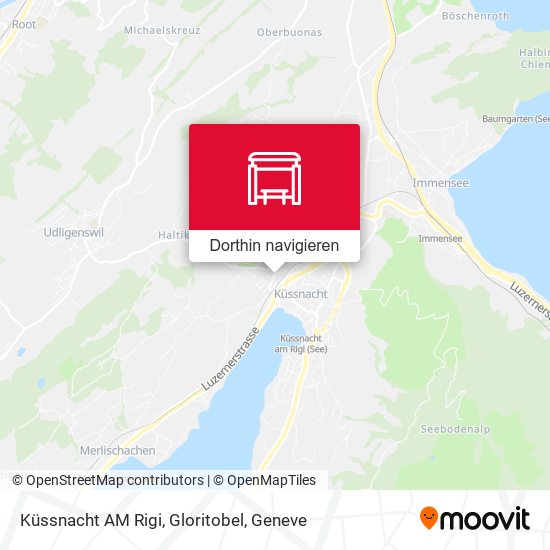 Küssnacht AM Rigi, Gloritobel Karte
