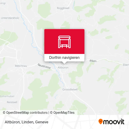 Altbüron, Linden Karte