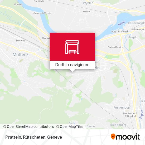 Pratteln, Rütscheten Karte