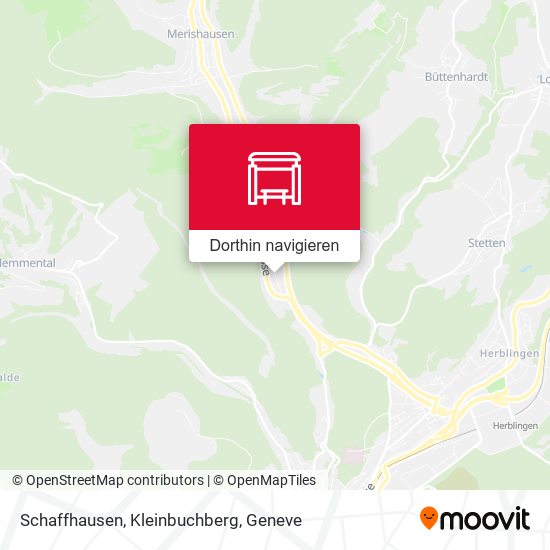 Schaffhausen, Kleinbuchberg Karte