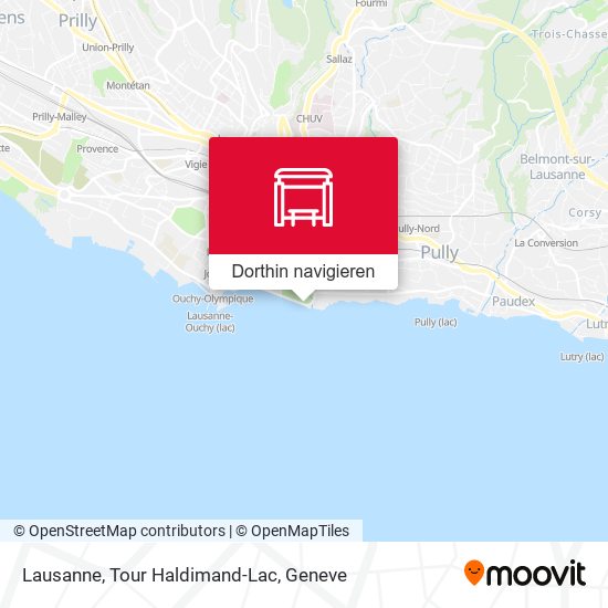 Lausanne, Tour Haldimand-Lac Karte
