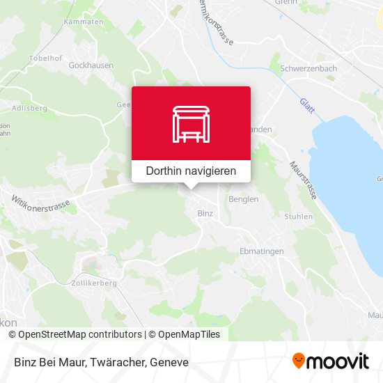 Binz Bei Maur, Twäracher Karte