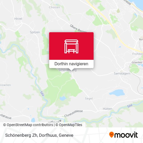 Schönenberg Zh, Dorfhuus Karte
