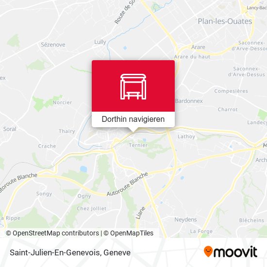 Saint-Julien-En-Genevois Karte