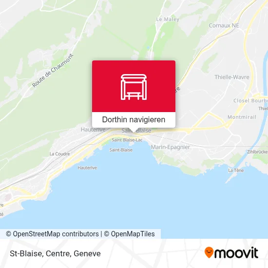 St-Blaise, Centre Karte