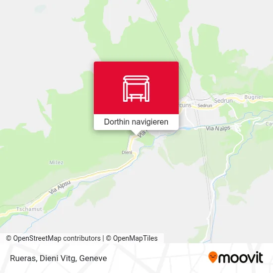 Rueras, Dieni Vitg Karte