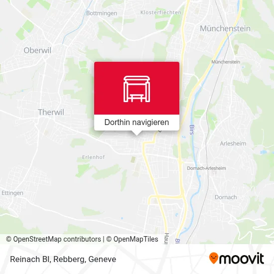 Reinach Bl, Rebberg Karte