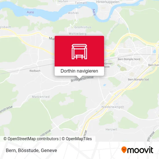 Bern, Bösstude Karte