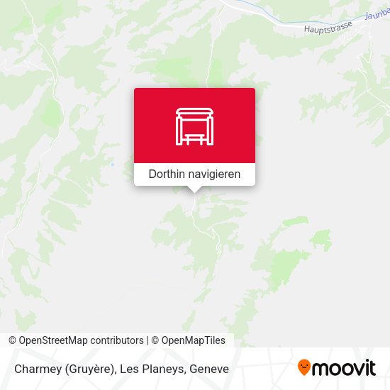 Charmey (Gruyère), Les Planeys Karte