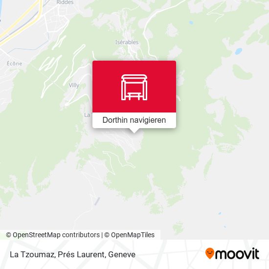 La Tzoumaz, Prés Laurent Karte