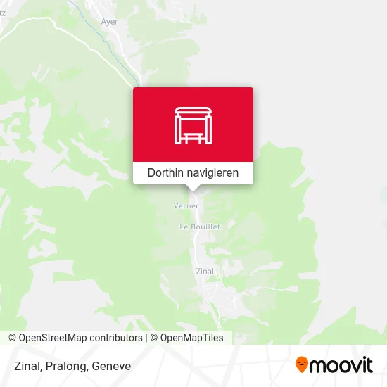 Zinal, Pralong Karte