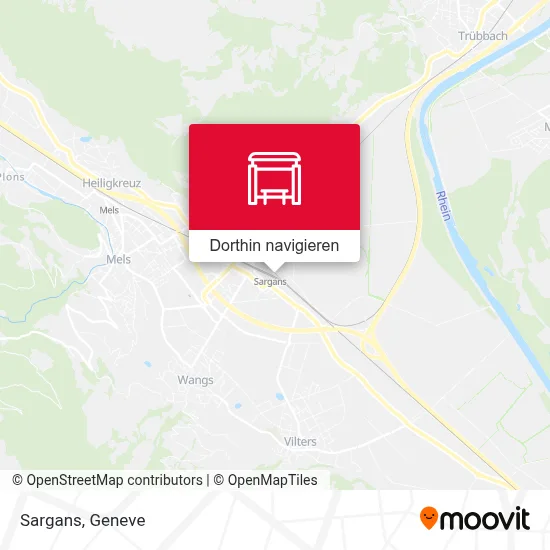 Sargans Karte