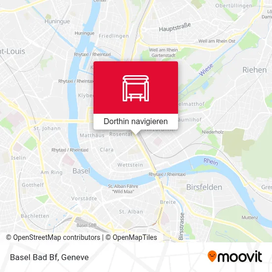 Basel Bad Bf Karte