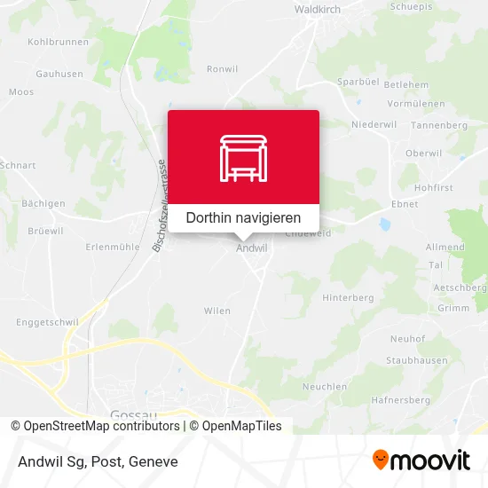 Andwil Sg, Post Karte