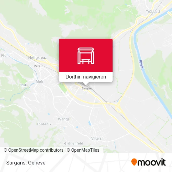Sargans Karte
