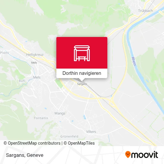 Sargans Karte