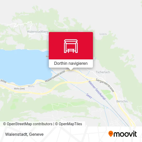 Walenstadt Karte