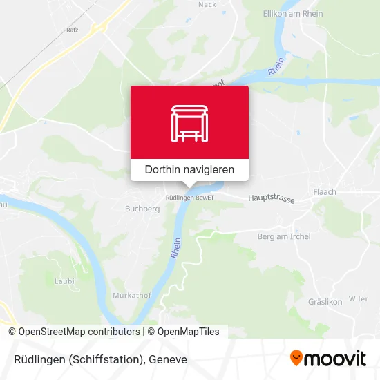 Rüdlingen (Schiffstation) Karte