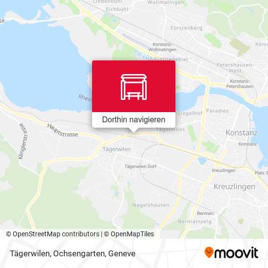 Tägerwilen, Ochsengarten Karte