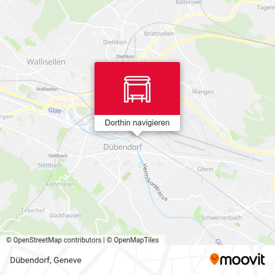 Dübendorf Karte