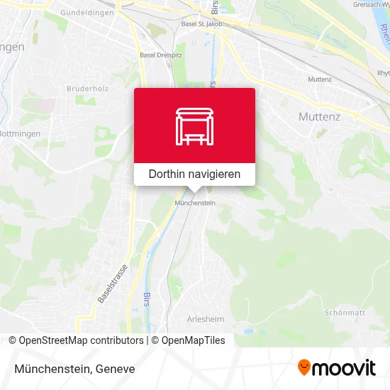 Münchenstein Karte
