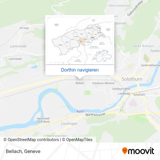 Bellach Karte