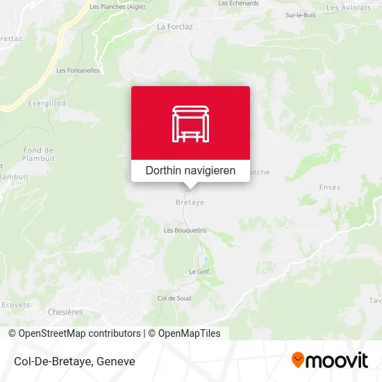 Col-De-Bretaye Karte