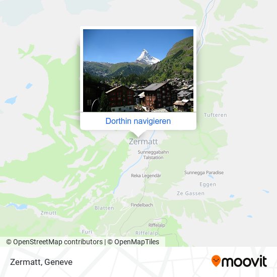 Zermatt Karte