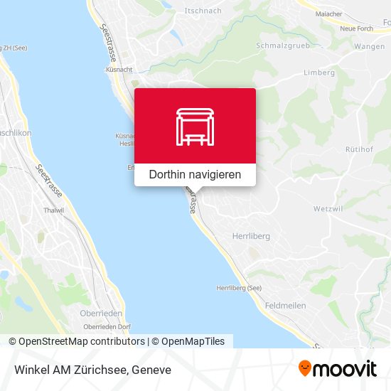 Winkel AM Zürichsee Karte