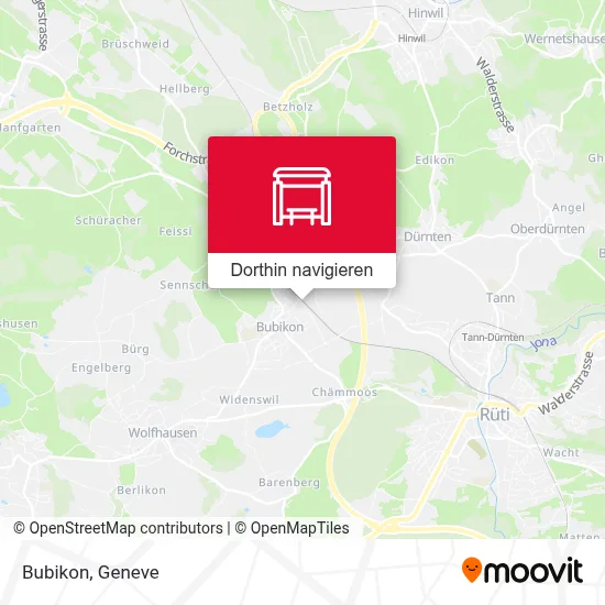 Bubikon Karte